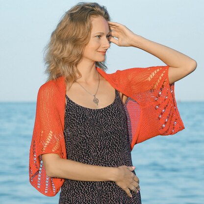 Geometric Crop Cradigan