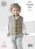 Boys Waistcoat and Cardigan in King Cole Big Value Baby DK - 4221 - Downloadable PDF