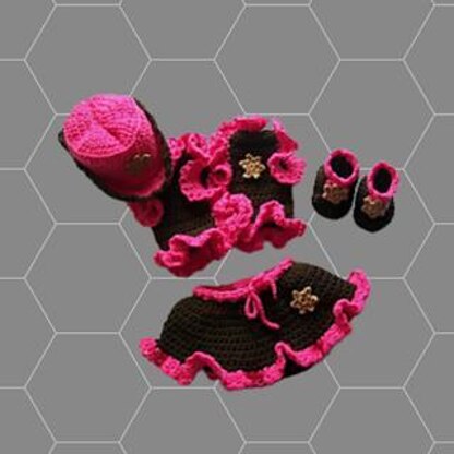 Crochet sales cowgirl outfit