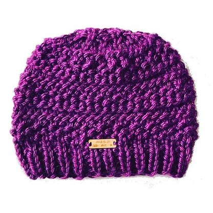 Honeycomb Love Bun Hat