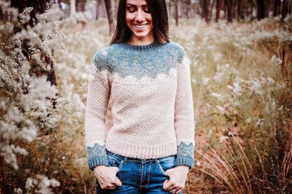 Pine Fair Isle Sweater