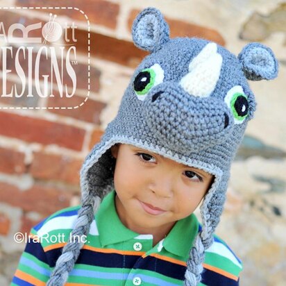 Riley Rhino the Rhinoceros Hat