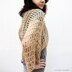 Convertible Lace Cropped Sweater/ Cowl/ Scarf in Triple Trebles