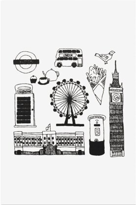 London in DMC - PAT0345 - Downloadable PDF