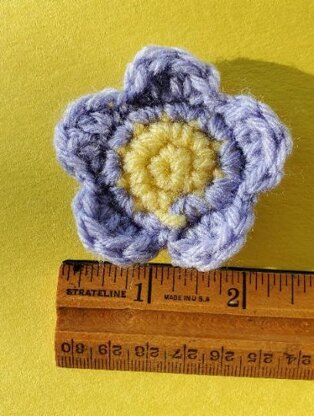 Crochet Flower Pin/Hair Clip and Keychain Pattern Bundle