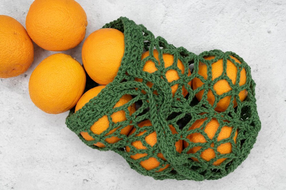 Lace Produce Bag Crochet pattern by Joy of Motion Crochet Janne