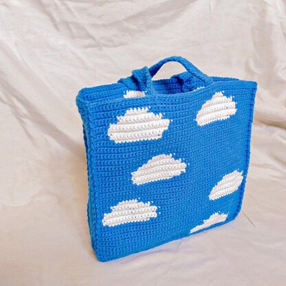Mini cloud tote bag