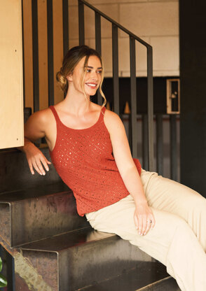 Relax Lace Top in Rowan Cotton Revive PDF