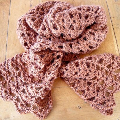January crochet scarf
