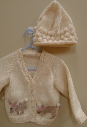 Bilby Cardigan and Hat