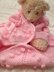 CANDY FLOSS baby  blanket