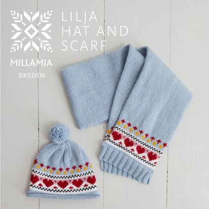 MillaMia Lilja Hat & Scarf PDF