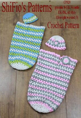 Granny St Cocoon Crochet Pattern #329