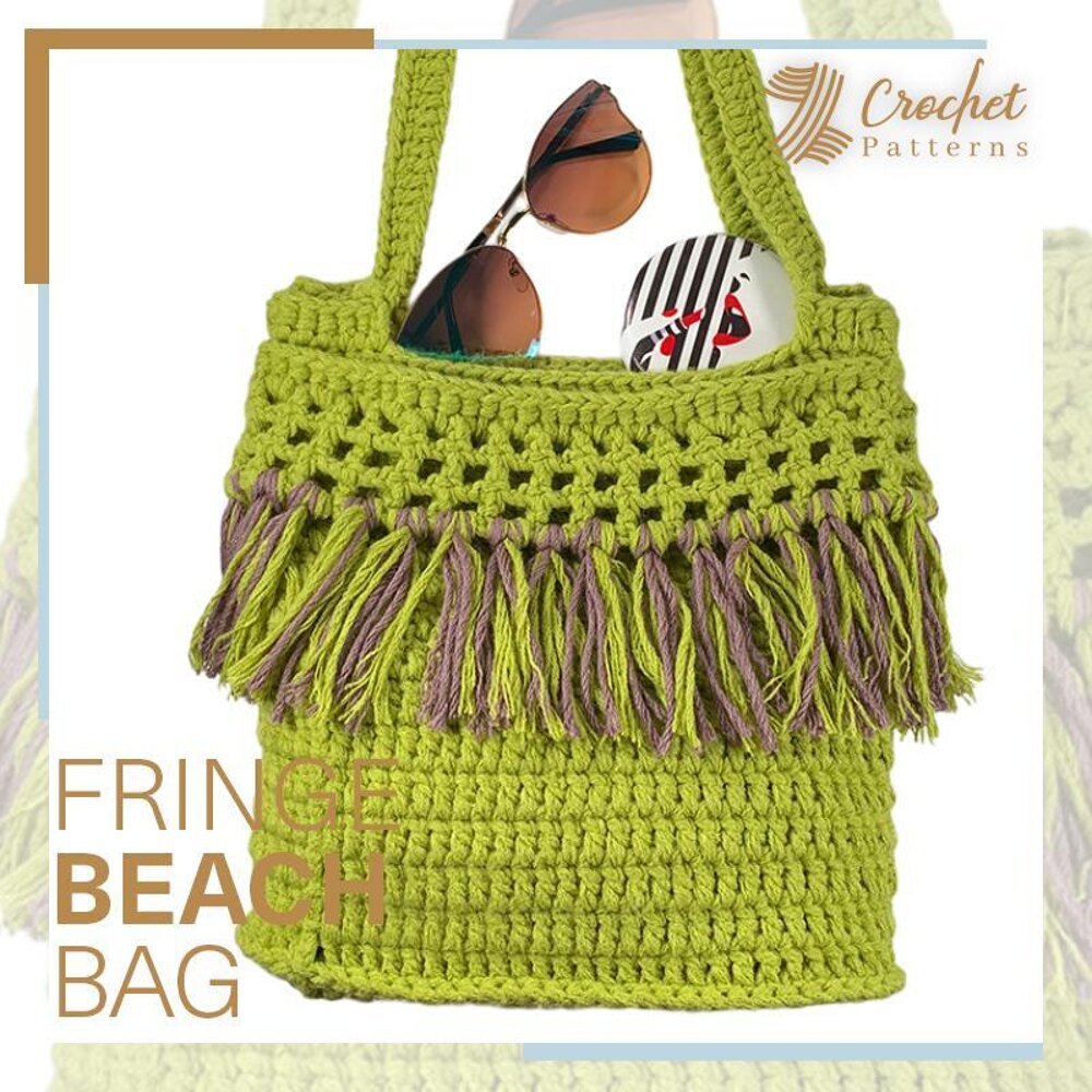 Crochet fringe bag discount pattern