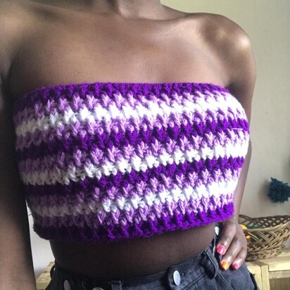 Alpine Stitch crochet bandeau