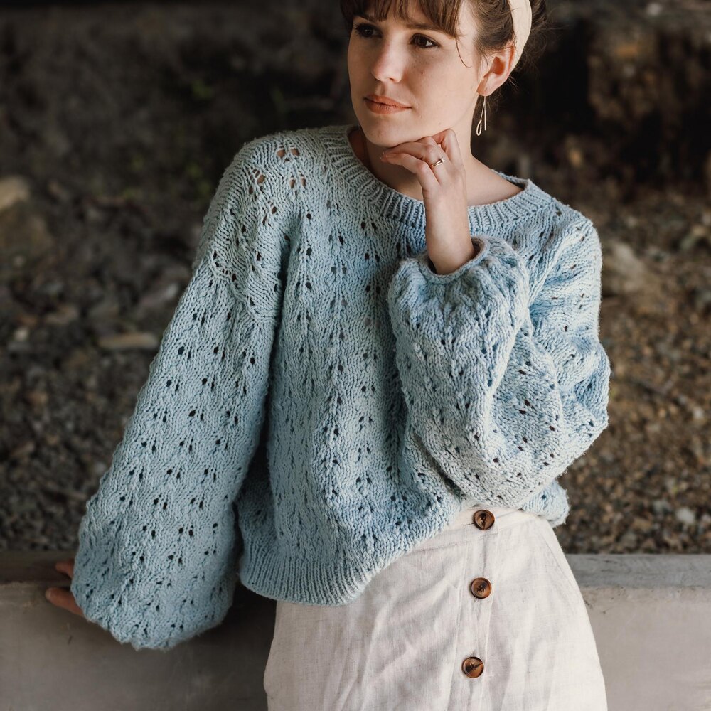 Holey Moley Jumper Knitting pattern by Purl Foundry | LoveCrafts