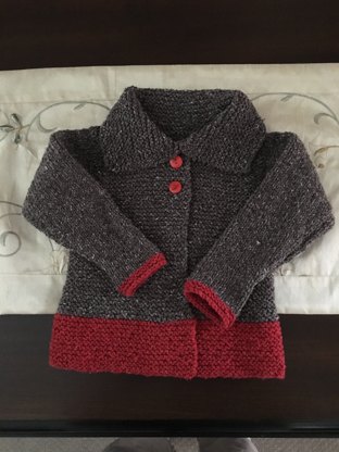 Childs sweater coat