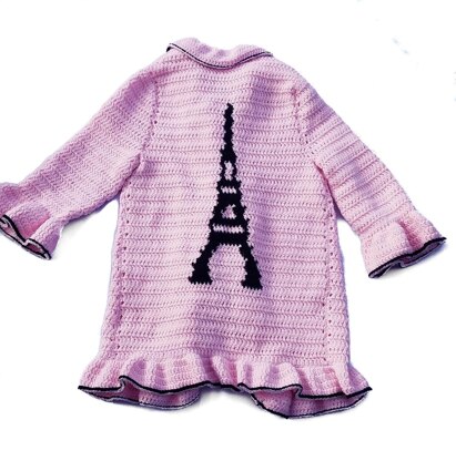 Eiffel Tower Girl's Sweater