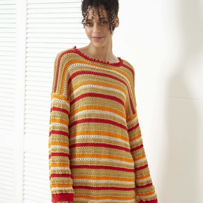 Ladies Sweater & Top P6185 in King Cole Bamboo Cotton DK - Leaflet