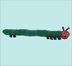 Caterpillar draught excluder / toy
