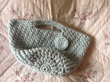 Crocheted Panama Tote Bag