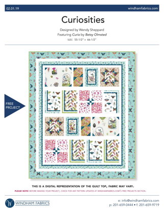 Windham Fabrics Curiosities - Downloadable PDF