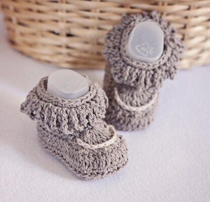 Fringe Baby Booties