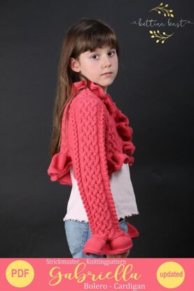 Gabriella - Girl's Romantic Cable Bolero