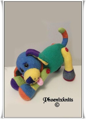 Jacob the puppy Knitting pattern by Phoenixknits | LoveCrafts