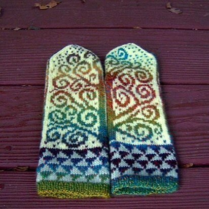 The Tree of Life Mittens