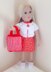 Red and White Bag for Doll