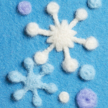 Clover Needle Felting  Mold - Snow Crystal 
