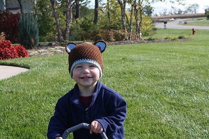 Crochet Bear Beanie