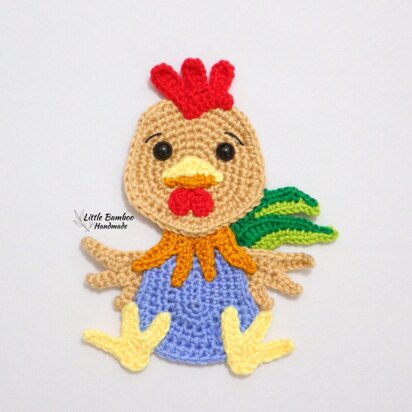 Rooster Applique