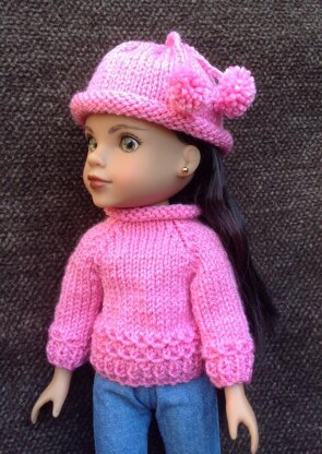 LC08 Sweater Trio for 13 and 14 inch Dolls