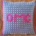 Neon Pop! Gingham Cushion Cover