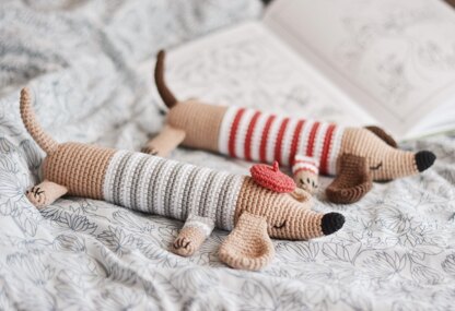 Hotdog the Dachshund Crochet Pattern Amigurumi