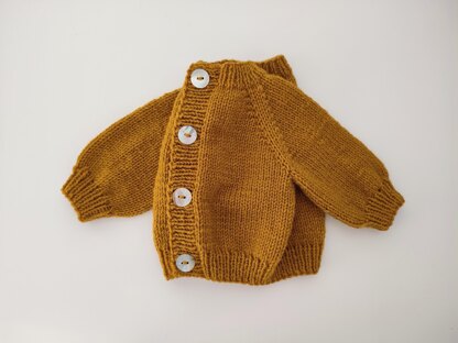 Calendula Baby Cardigan | Preemie-24 months