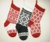 Diamonds and Roses Christmas Stocking