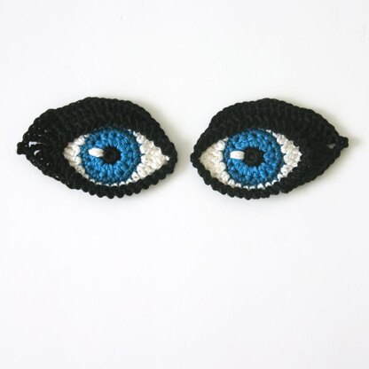 Crochet EYES and BOOKMARK