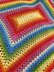 Squared Rainbow Baby Blanket