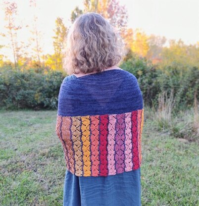 Leaf Swirl Shawl