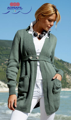 Ornella Cardigan in Adriafil Duo Comfort - Downloadable PDF