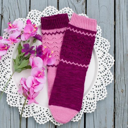 Lissabon Socks - knitting pattern