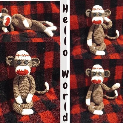 Sock Monkey Amigurumi