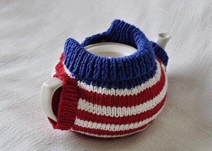 USA 2 cup Jacket cozy Tea pot warmer Independence day gift