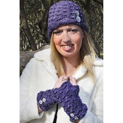 Hooked for Life Fiona Hat & Fingerless Mitts PDF