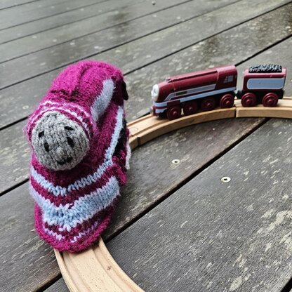 Knitted Train