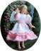 1:12th scale girls ruffled dress