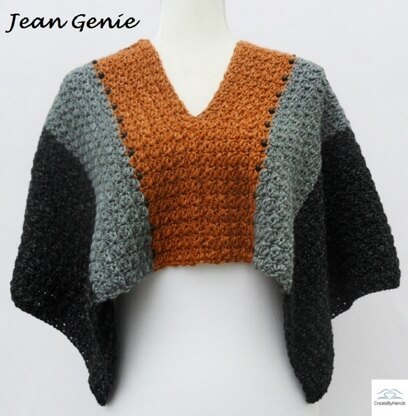 Jean Genie Crop Poncho